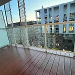 Family House By The River Odra -panoramic Terrace - 3room With 2 Separate Bedrooms And 2 Balconies By Wroapart-pl- Perfect For Family & Business Daire Wroclaw