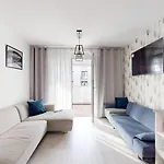 Daire Family House By The River Odra -panoramic Terrace - 3room With 2 Separate Bedrooms And 2 Balconies By Wroapart-pl- Perfect For Family & Business Wroclaw
