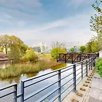 Family House By The River Odra -panoramic Terrace - 3room With 2 Separate Bedrooms And 2 Balconies By Wroapart-pl- Perfect For Family & Business Daire