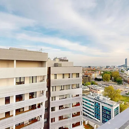 Family House By The River Odra -panoramic Terrace - 3room With 2 Separate Bedrooms And 2 Balconies By Wroapart-pl- Perfect For Family & Business * Breslavia