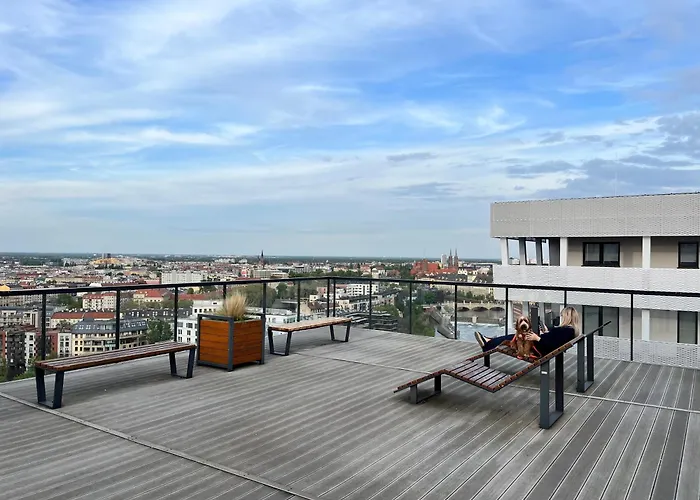 Apartment Family House By The River Odra -panoramic Terrace - 3room With 2 Separate Bedrooms And 2 Balconies By Wroapart-pl- Perfect For Family & Business