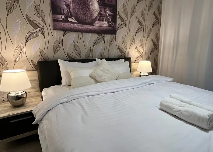 Apartment Family House By The River Odra -panoramic Terrace - 3room With 2 Separate Bedrooms And 2 Balconies By Wroapart-pl- Perfect For Family & Business Wroclaw